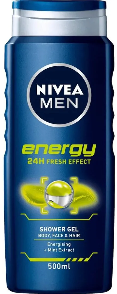 Nivea Men Energy 3-In-1 Shower Gel 500ML