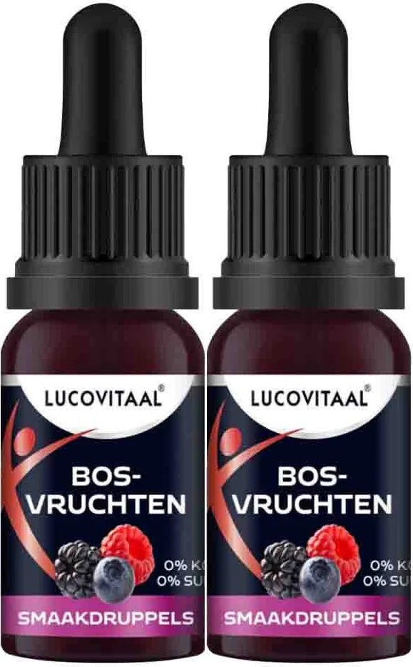 2x Lucovitaal Smaak Druppels Bosvruchten 20 ml