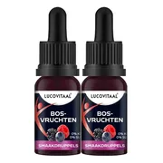 2x Lucovitaal Smaak Druppels Bosvruchten 20 ml