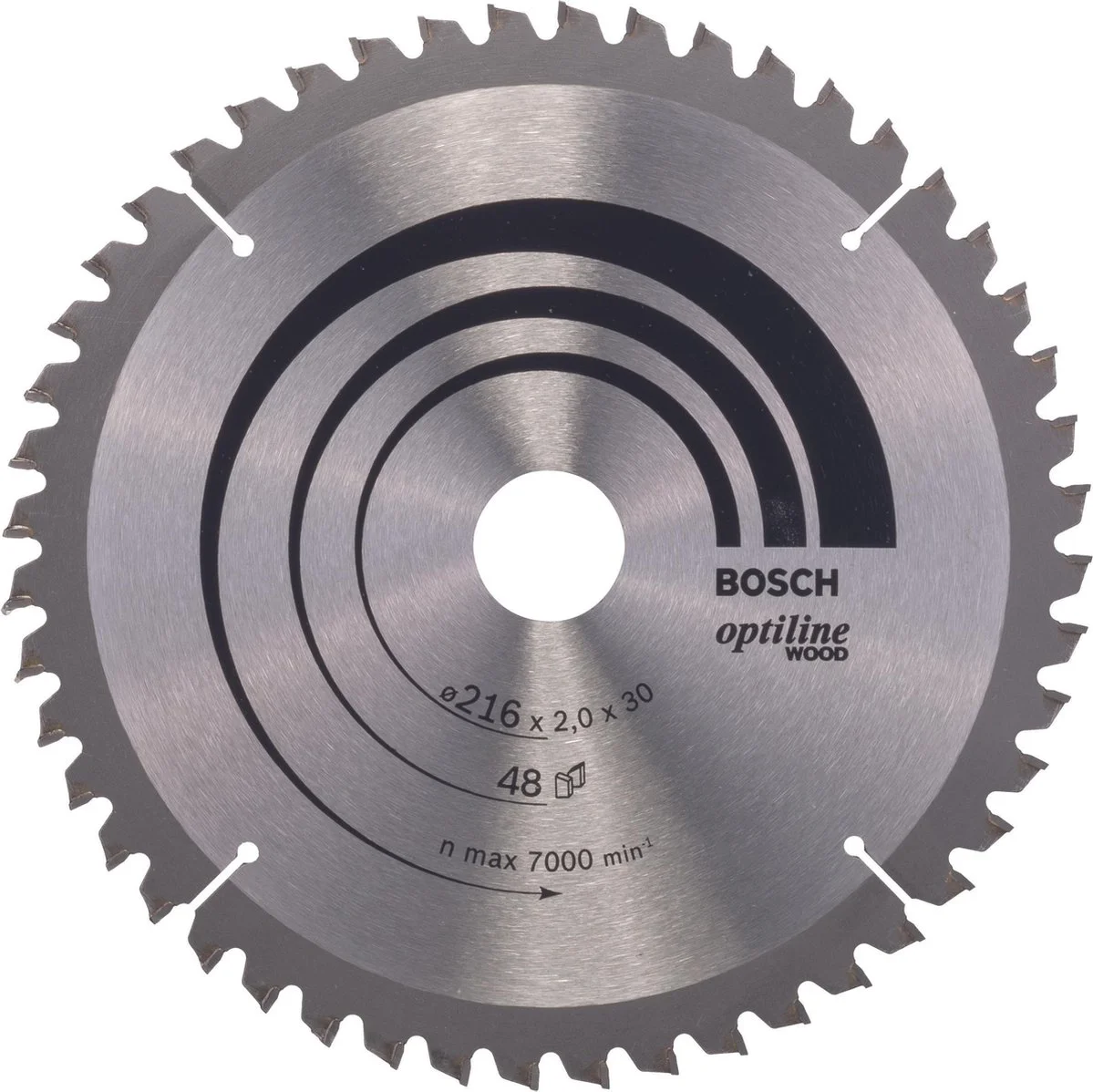 Bosch Professional Cirkelzaagblad PRO Wood | Ø 216 x 2,0 x 30mm 48T - 2608640432