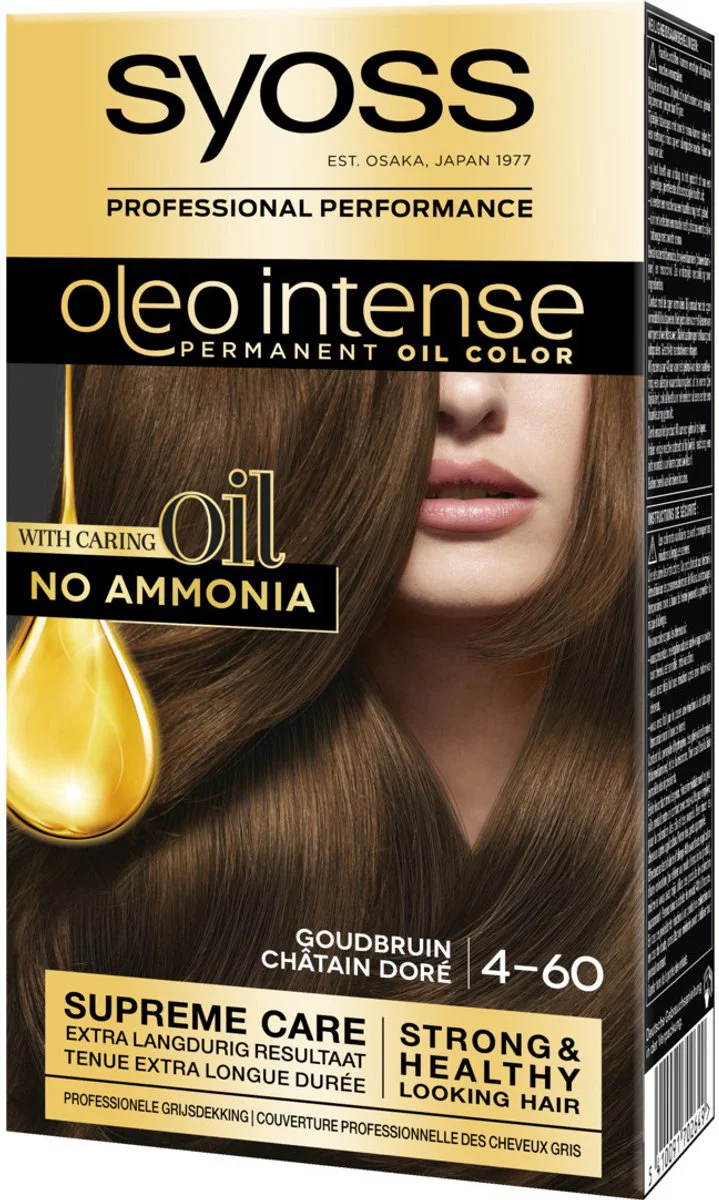 Syoss Oleo Intense Haarverf 4-60 Goudbruin