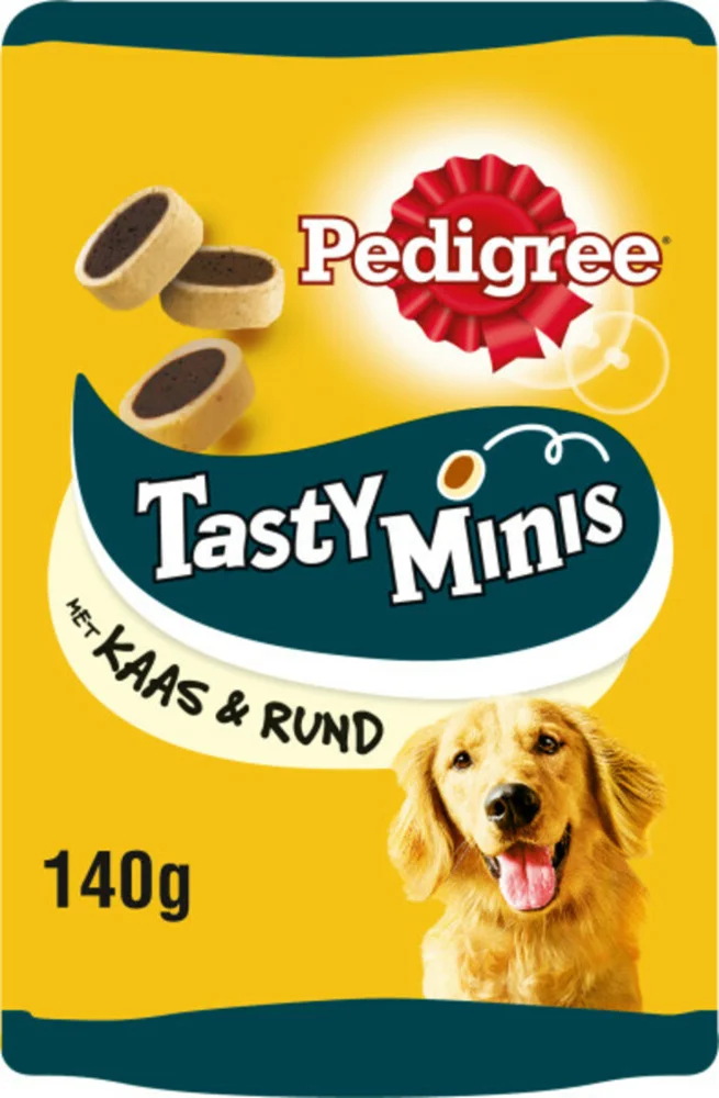 Pedigree Tasty Hondensnacks Minis Cheesy Bites 140 gr