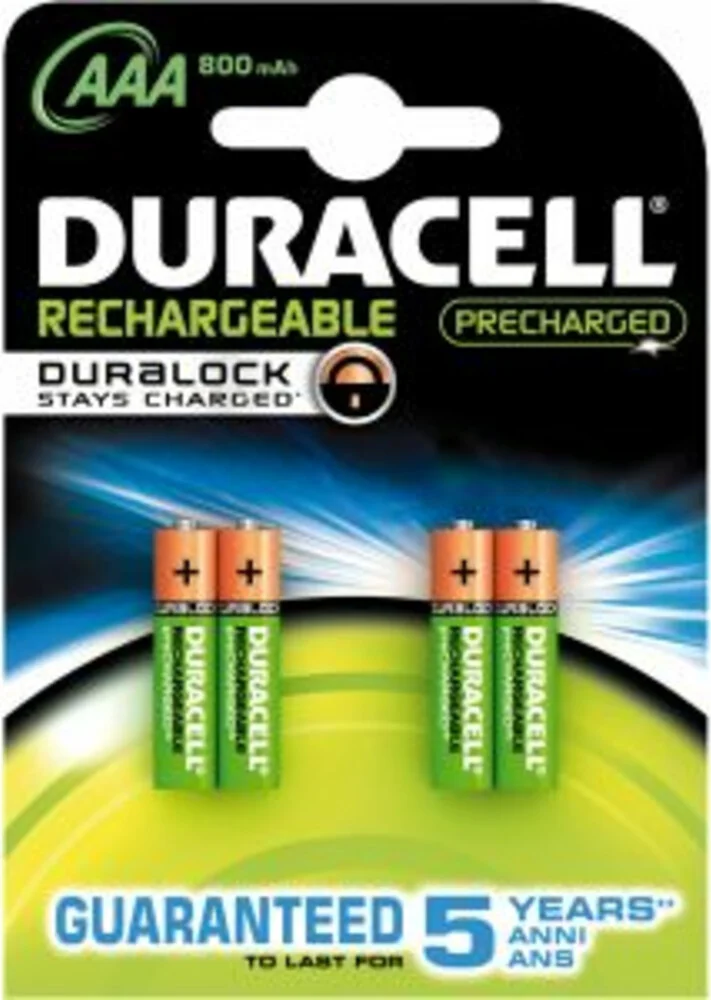 10x Duracell Oplaadbare Batterijen Ultra AAA 4 stuks