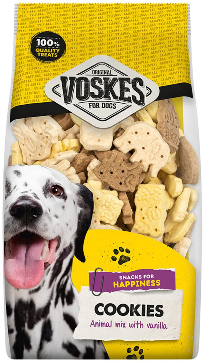 8x Voskes Diertjes Mix Vanille 750 gr