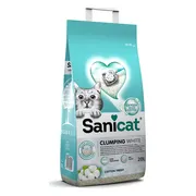 Sanicat Kattenbakvulling Clumping White Cotton Fresh 20 liter