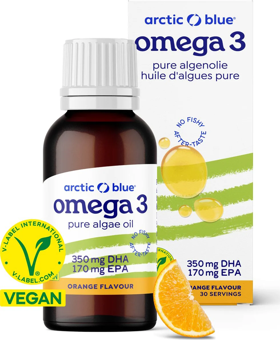 Arctic Blue Kids Omega-3 Algenolie Sinaasappelsmaak 30ML