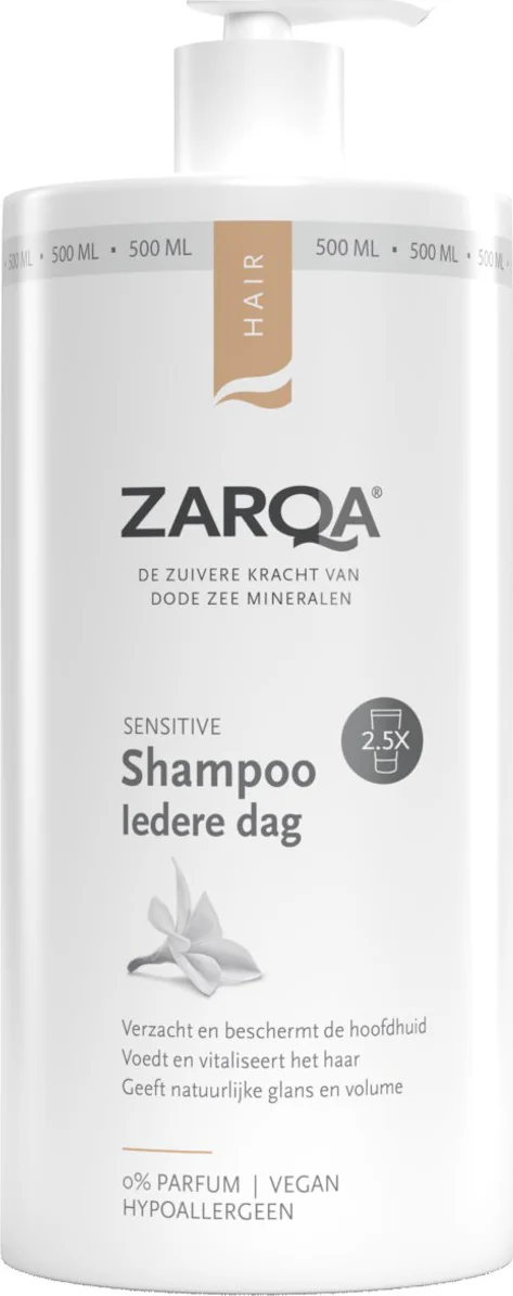 Zarqa Sensitive Shampoo Iedere Dag 500ML
