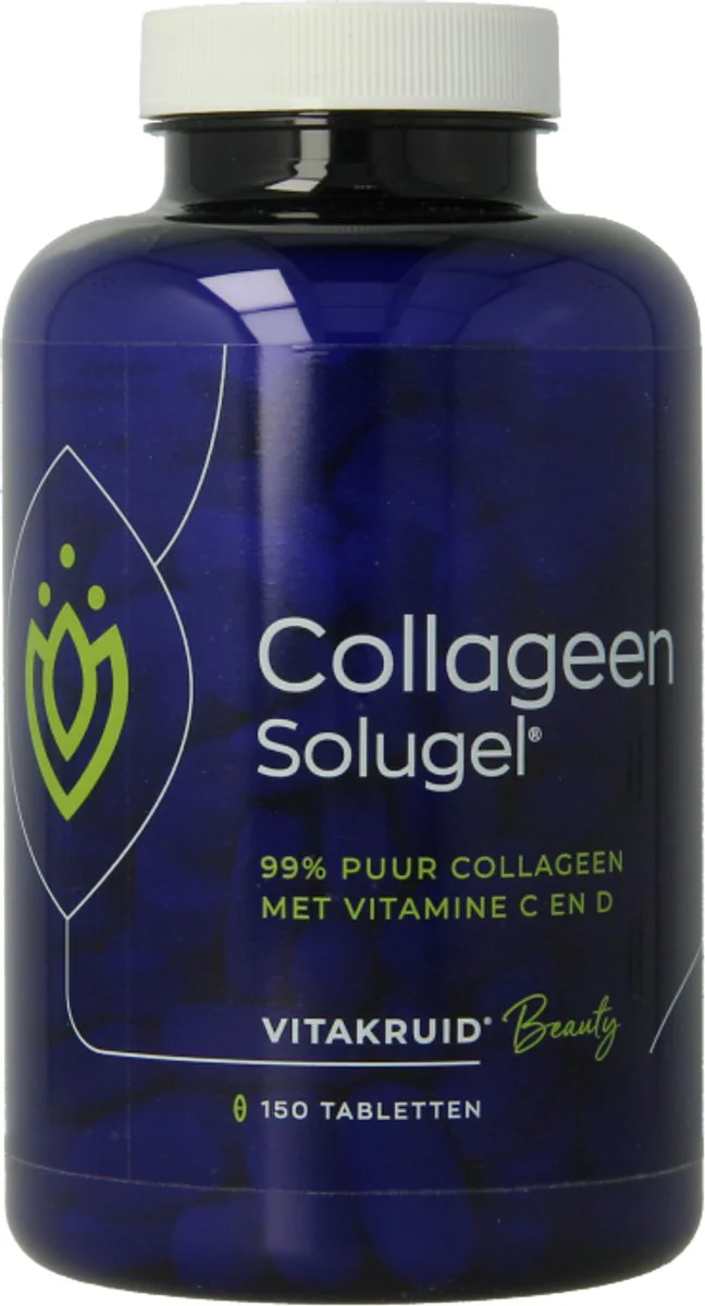 Vitakruid Collageen Solugel® tabletten met vitamine C & D 150TB