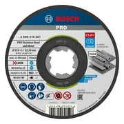 Bosch Professional X-LOCK Doorslijpschijven PRO Stainless Steel and Metal 115x22,23mm VE=10 - 2608619266