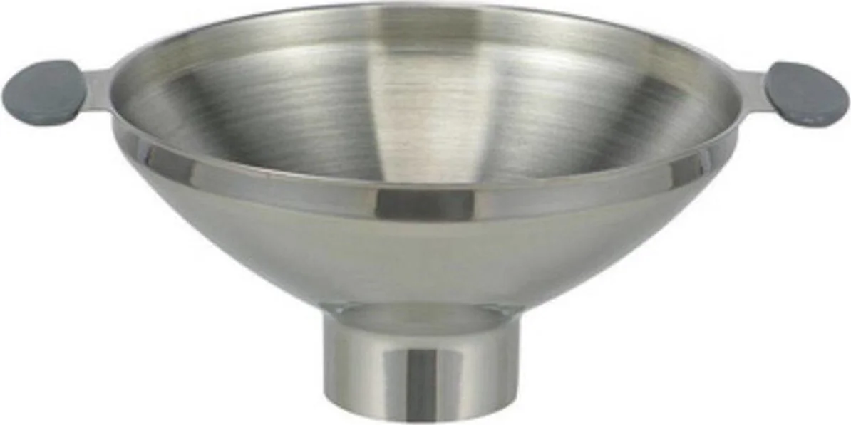 Trechter met extra brede opening - RVS - 13 x 6,5 cm - keukentrechter