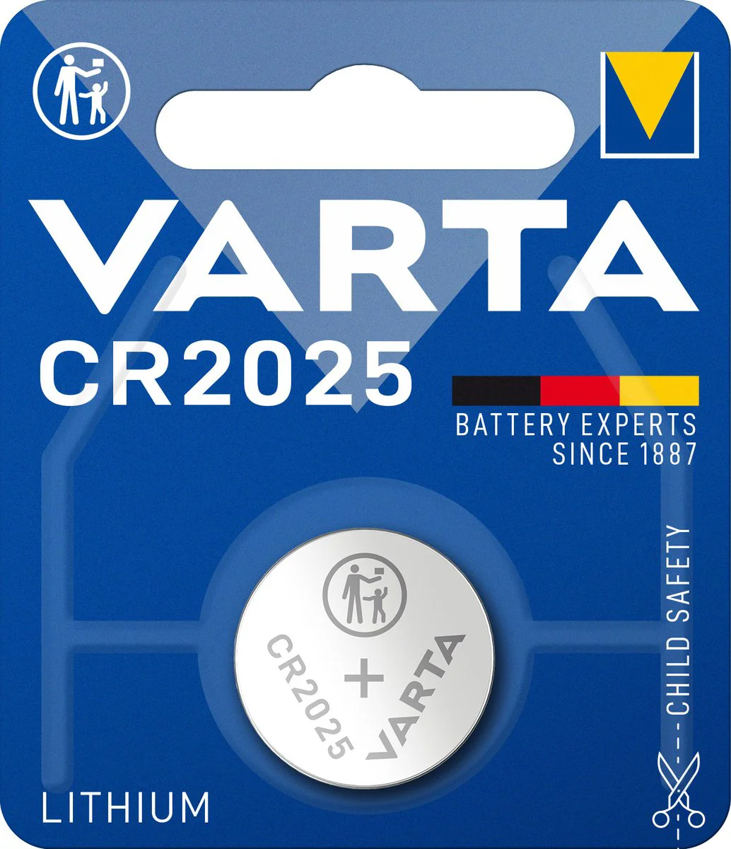 Varta Lithium Coin CR2025 Blister