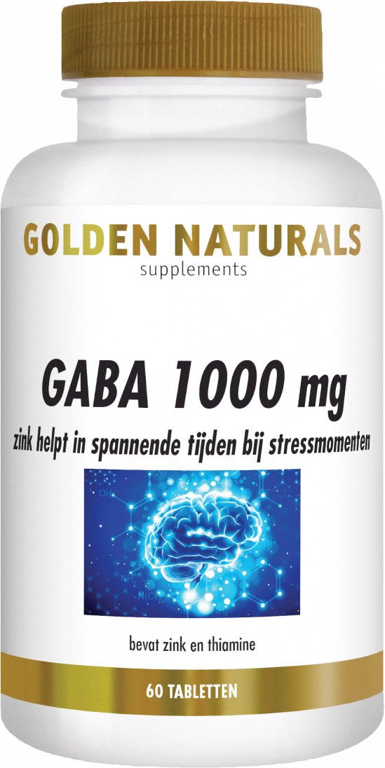 Golden Naturals GABA 1000mg vegan 60 tabletten