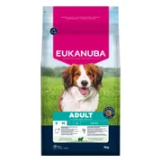 3x Eukanuba Hondenvoer Droog Life Care Dog Adult Small/Medium Lam en Rijst 3 kg