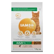 4x IAMS Kat Adult Zalm 1,5 kg