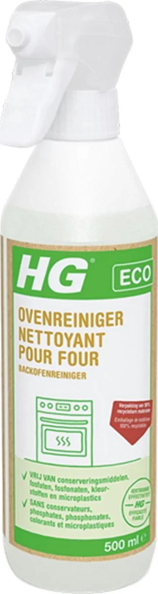 6x HG Eco Ovenreiniger 500 ml