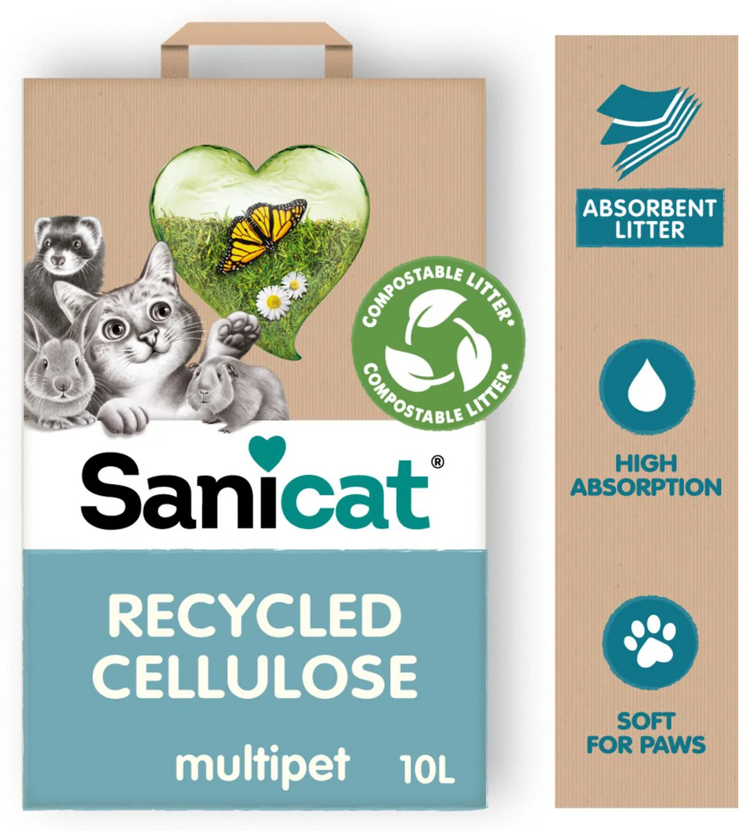 Sanicat Clean & Green Papier Recycle 10 liter