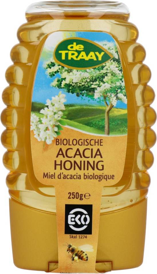 De Traay Acaciahoning EKO Knijpfles 250GR