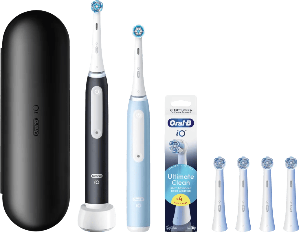 Oral-B iO 3 Duo Pack Zwart en Blauw Value Pack