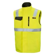 PARKSIDE PERFORMANCE Heren softshell bodywarmer, reflecterend (Geel, L)