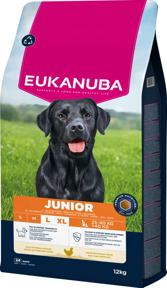 Eukanuba Hondenvoer Droog Life Care Dog Junior Large Kip 12 kg