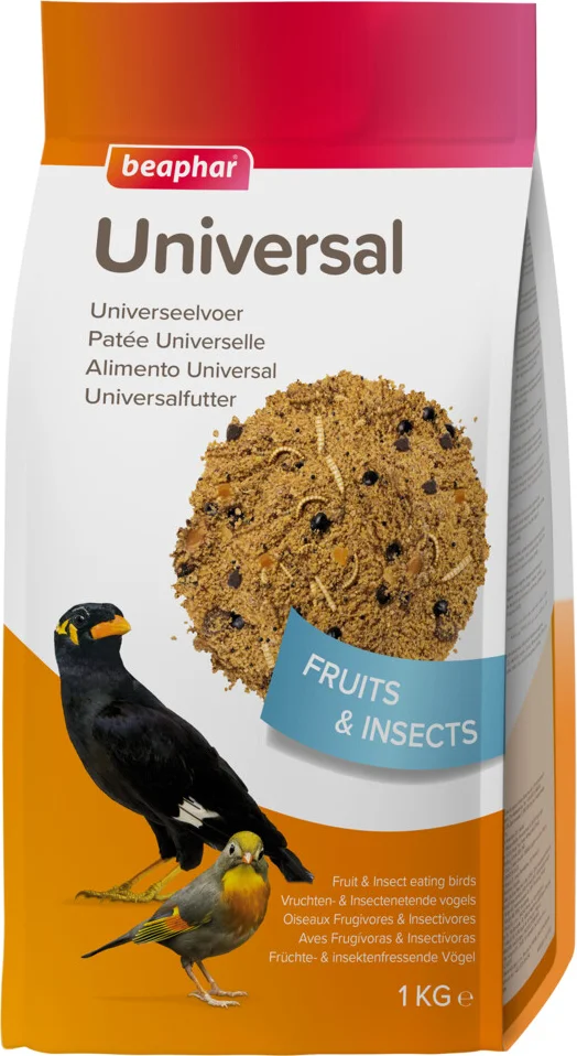 5x Beaphar Universeelvoer 1 kg
