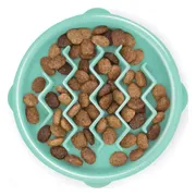 Outward Hound Dog Fun Feeder Wave Small Mintgroen 14.5 x 13 x 3 cm