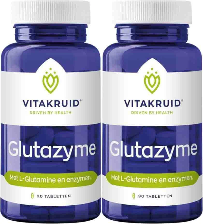 2x Vitakruid Glutazyme 90 tabletten
