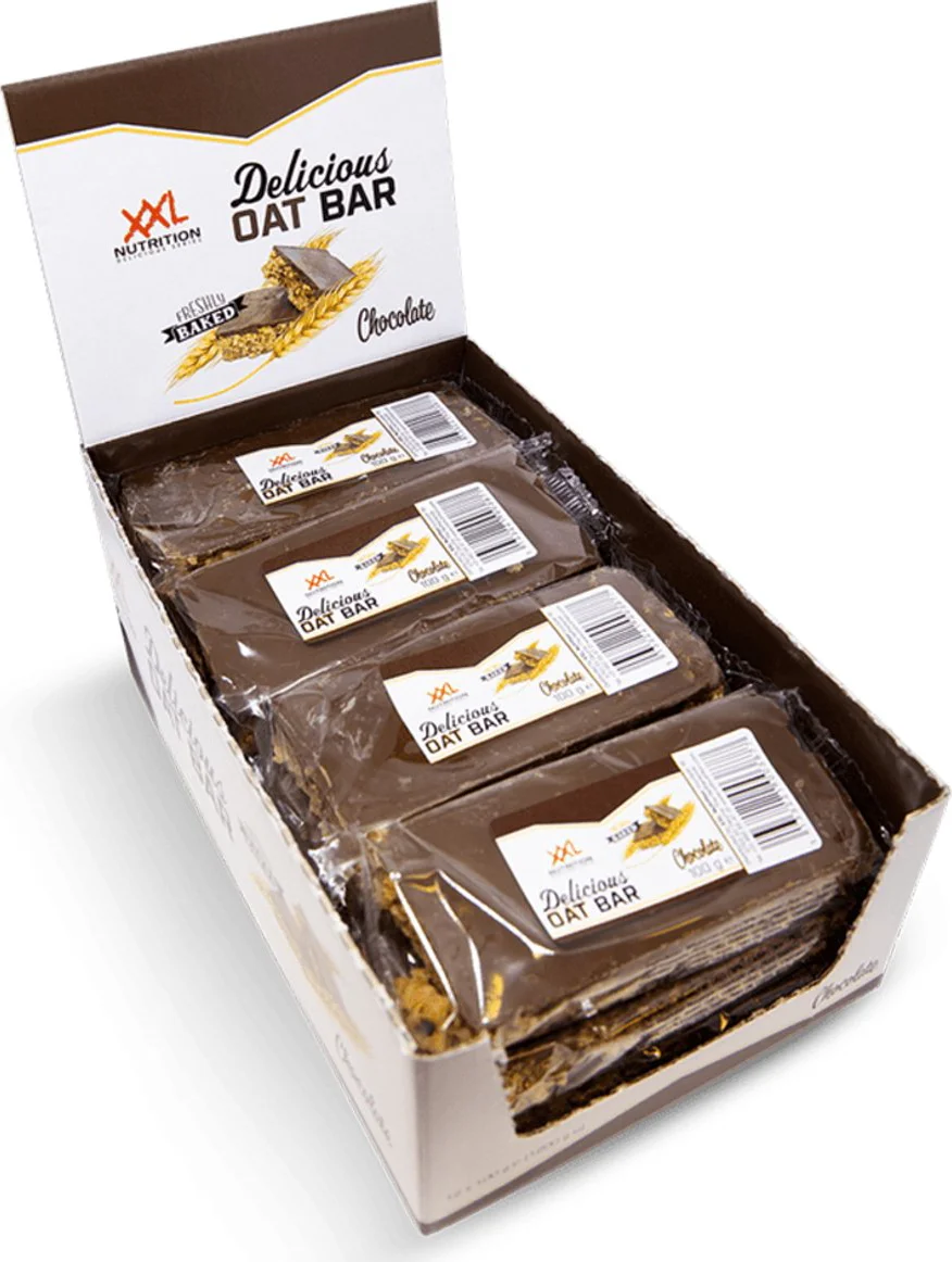 XXL Nutrition Delicious Oat Bar Chocolade 12 x 100 gr