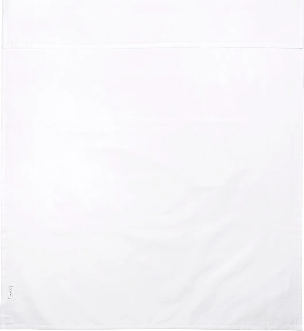 Meyco Baby Uni ledikant laken - white - 100x150cm - 0.3 TOG