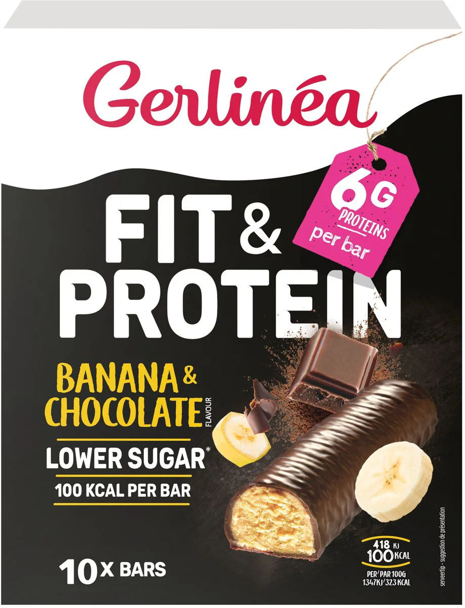 Gerlinea Repen Banaan & Chocolade 10x31 gr