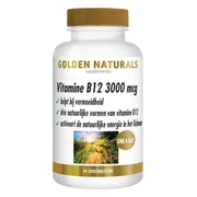 Golden Naturals Vitamine B12 3000mcg Vegan 60 zuigtabletten