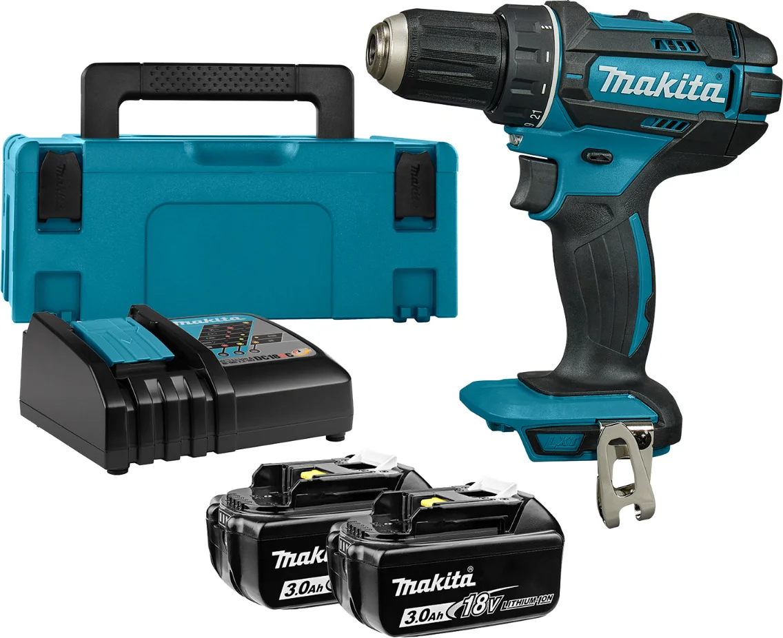 Makita DDF482RFJ Accu Schroefboormachine 18V 3.0Ah in Mbox
