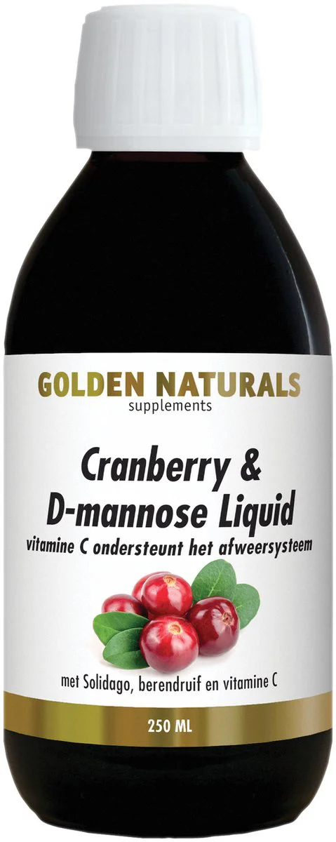 Golden Naturals Cranberry & D-mannose Liquid 250 ml