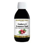Golden Naturals Cranberry & D-mannose Liquid 250 ml