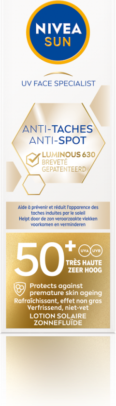 NIVEA Sun Luminous Zonnebrand Gezicht SPF 50 40 ml