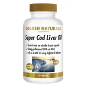 2x Golden Naturals Super Cod Liver Oil 60 softgels