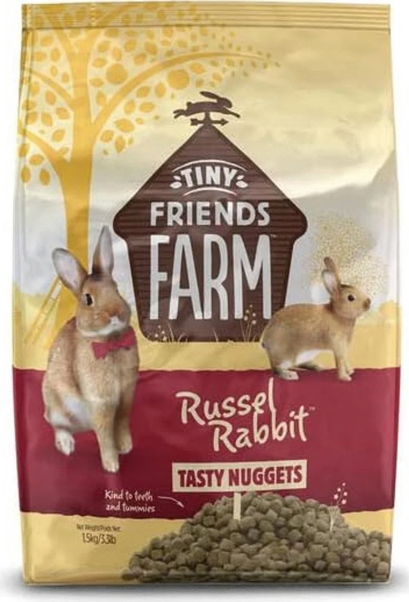 Tiny Friends Farm Russel Rabbit Tasty Nuggets 1,5 kg