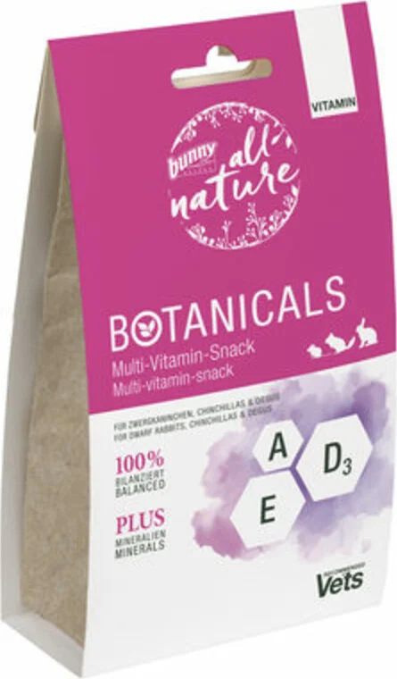 5x Bunny Nature Botanicals Multivitamine Snack 150 gr