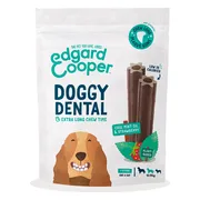 8x Edgard & Cooper Doggy Dental Sticks Medium Aardbei - Frisse Muntolie