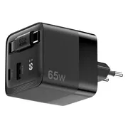 Sitecom 65W GaN Oplader met Uittrekbare Kabel