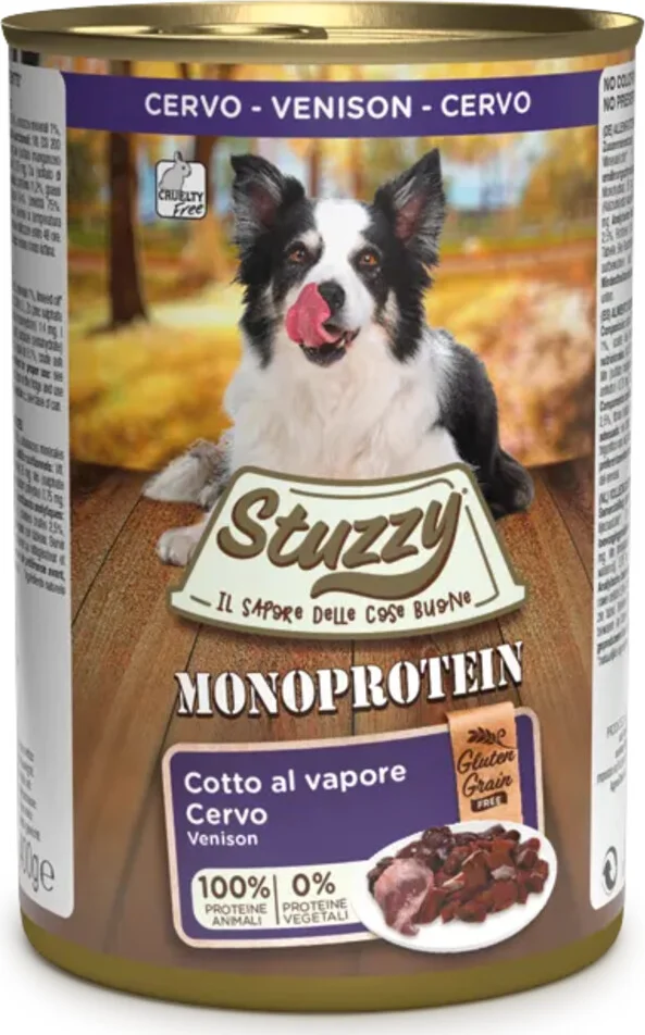 Stuzzy Hondenvoer MonoProtein Hertenvlees 400 gr