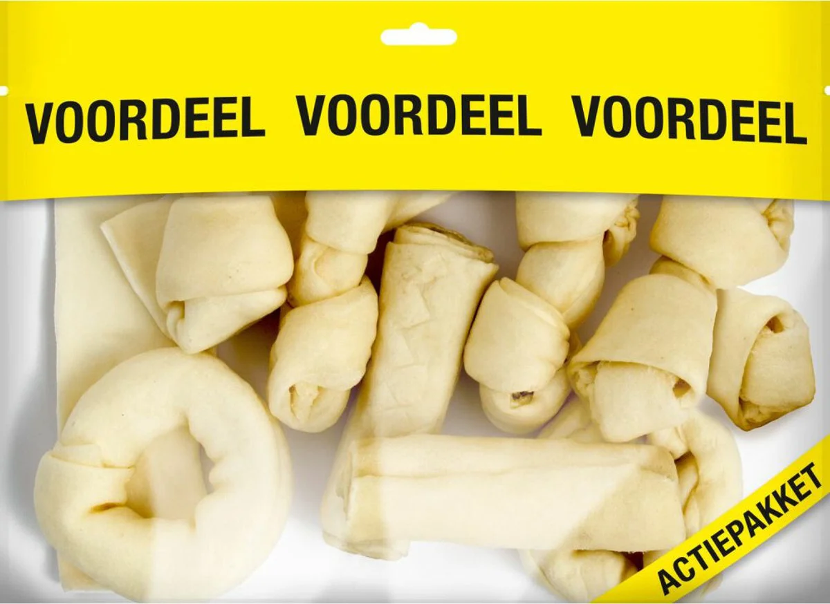 8x Voskes Blanke Kauwkluiven Mix 420 gr