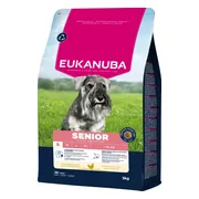 3x Eukanuba Hondenvoer Droog Life Care Dog Senior Small Kip 3 kg