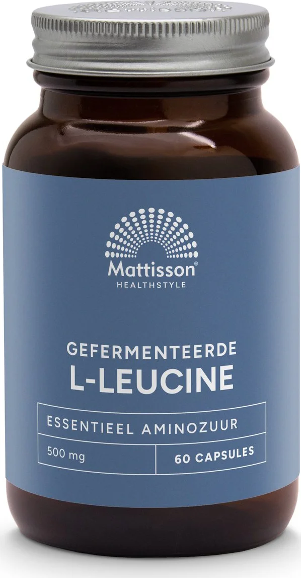 Mattisson HealthStyle Gefermenteerde L-Leucine 500mg Capsules 60CP