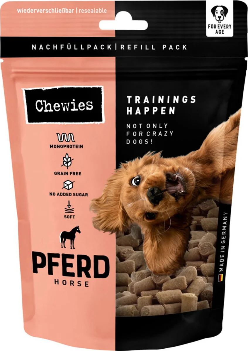 Chewies Trainingshapjes Hondensnacks Paard 175 gr