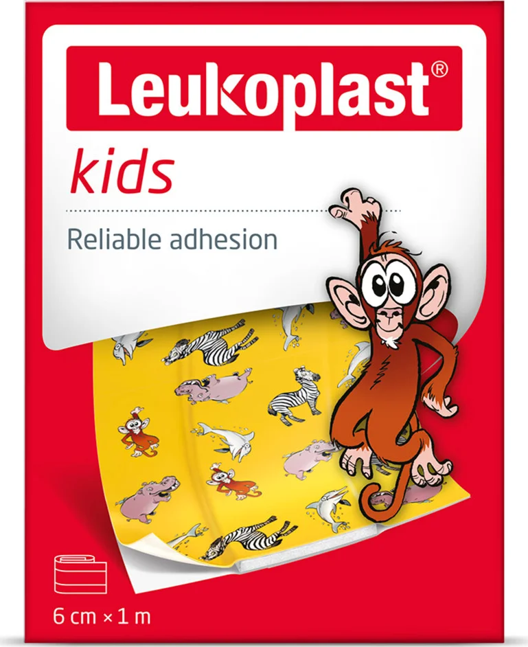 3x Leukoplast Pleister Kids 1 meter