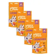 4x Edgard & Cooper Adult Crunchies Kattensnack Kip 50 gr