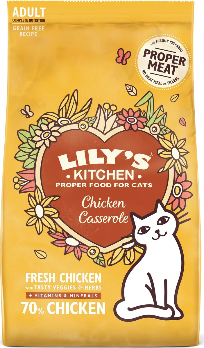 Lily's Kitchen Kattenvoer Droog Adult Kip & Groenten 2 kg