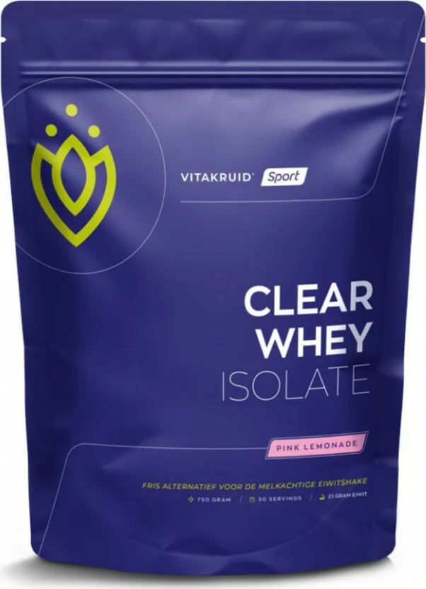 Vitakruid Clear Whey Isolate Pink Lemonade 750 gr