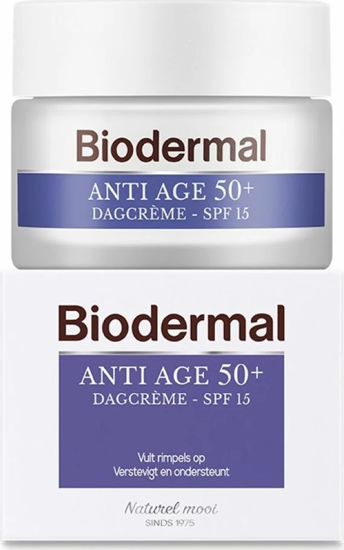 2x Biodermal Dagcreme Anti-Age 50+ 50 ml